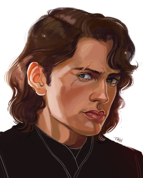 clickbaitcowboy:A portrait commission of Anakin Skywalker(Commission info)@frances-janvier