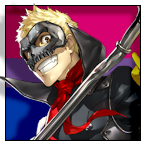 Bi + Nonbinary Ryuji icons and headers for @maskyartist​Credit me if using