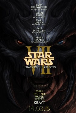 tits-mcgeek:  latanieredecyberwolf:  Star Wars: Episode VII - Poster Fan  i just came so hard it shook my house.