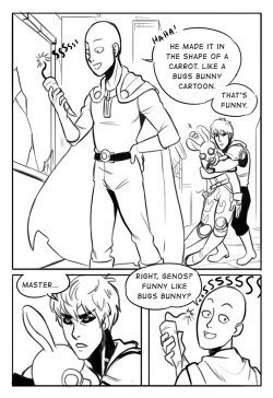 fattyatomicmutant: crispy-ghee: Just a stupid thing that was sitting in my desktop for a long time. Saitama just has very bad luck.  Ironically, KING has superb luck and seems to coast by on nothing more than a reputation for being a badass merely by
