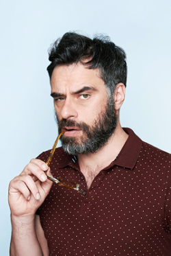 mancandykings:  Jemaine Clement photographed by Christopher Beyer for Entertainment Weekly