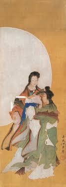 Two women by Ren Xiong, 1850 