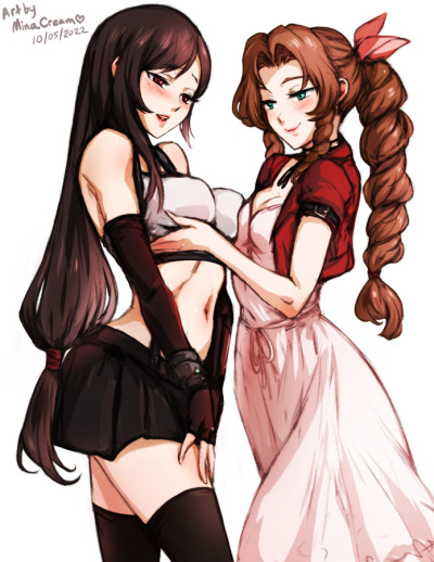 #891 Tifa x Aerith (FFVII Remake)Support porn pictures