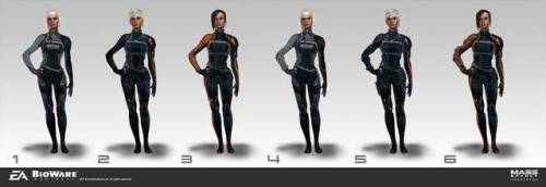 centipeetle: sunsteel:  lesbianquiet: These are the early concepts for Cora Harper. She was designed as a black woman but someone at bioware decided to turn her white and boring  are you fucking kidding me  THIS LITERALLY HAPPENED WITH ASHLEY TOO THEY