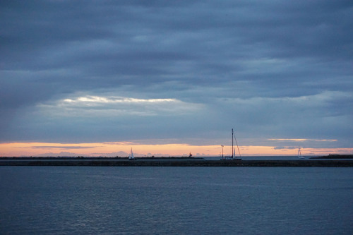 The call of the sea.Lelystad port, Flevoland, Netherlands.