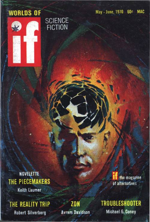 If magazine, May-June 1970, cover by Jack Gaughan