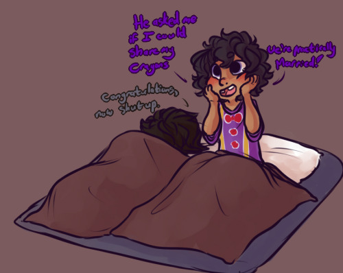 asymmetricjester: ldefix: Dream big Gamzee. aND THEN, wE COLORED TOGETHER, :33&lt; eeeeeeeeee! i