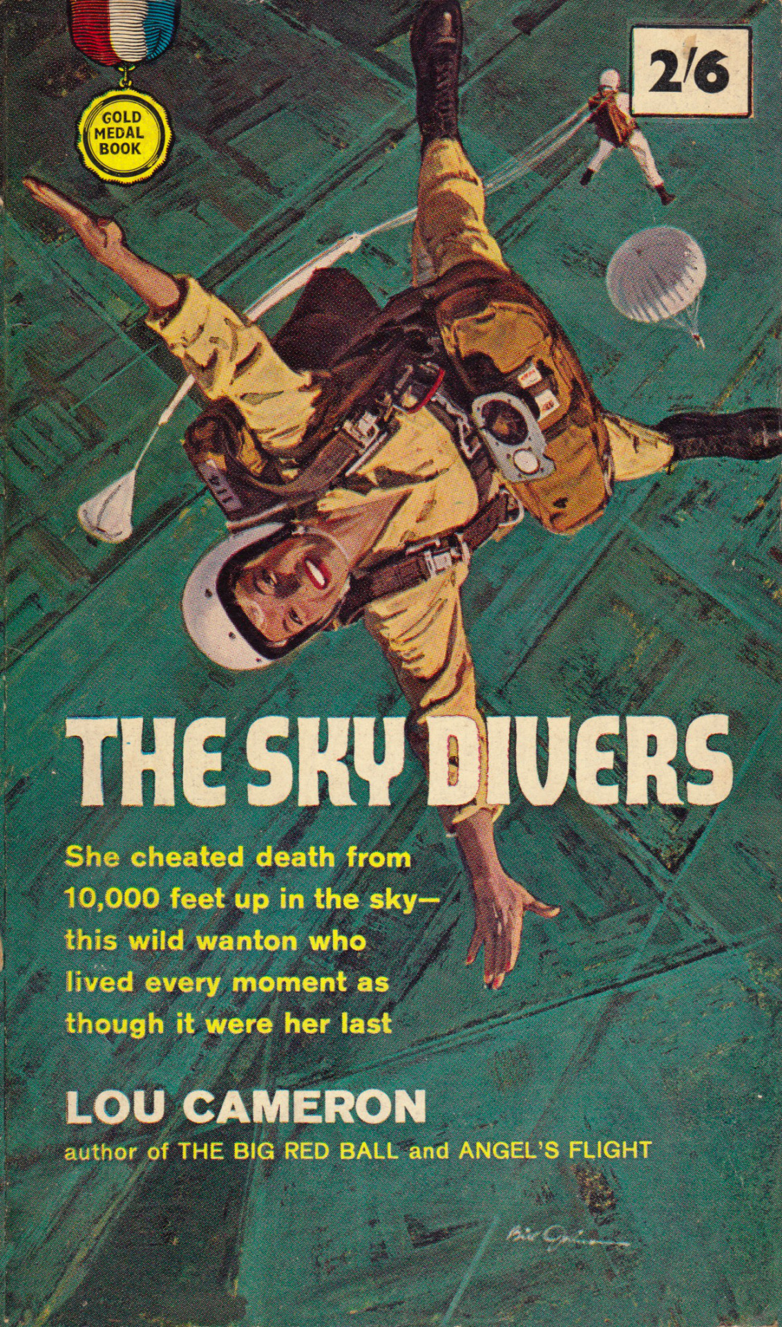 The Sky Divers, by Lou Cameron (Gold Medal, 1962).From a charity shop in Bournemouth.