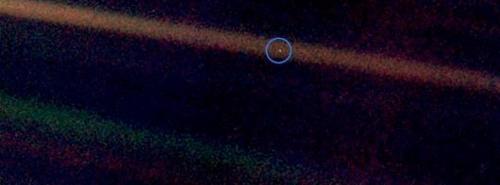 tribeofgalaxies:   Lovely quote from Cal Sagan, some reflections of Earth and what it means to be human. -TOG ” We succeeded in taking that picture [from deep space], and, if you look at it, you see a dot. That’s here. That’s home. That’s us.