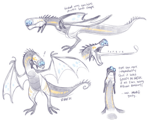 the Horizon discord I’m on was exploring HZD/HTTYD ideas and it made me want to turn a Watcher into 