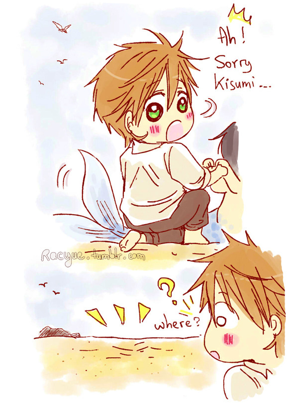 racyue:  The Little MerHaru-chan (part 8) ! Haru-chan found the best home he
