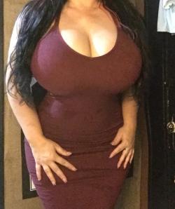 &hellip;.. Thinking  about making it my Sunday dress&hellip; What ya think? #angelinacastrolive #angelinacastro #bbw #brunette #boobs #latina #cuban by laangelinacastro