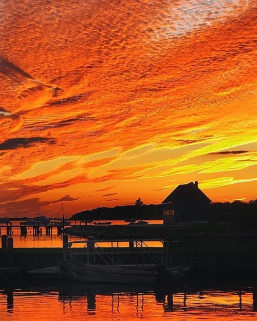 capecodinsta - Sunset views from Stage Harbor in...