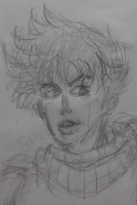 Joseph Joestar in the cold drawn from pure uncut memory I got interested in drawing