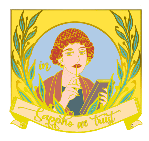 mayticks-art:Sapphic Souls - An Enamel Pin Collection Celebrating SapphoCelebrate the mother of all 