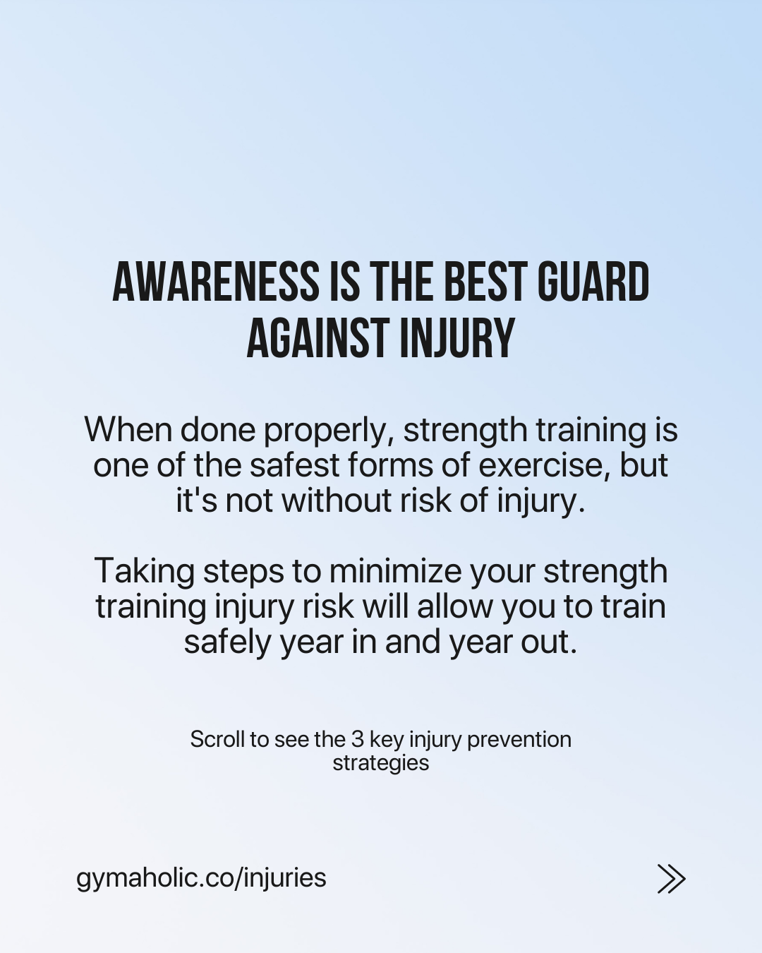 Strategies to Prevent Strength Training Injuries 