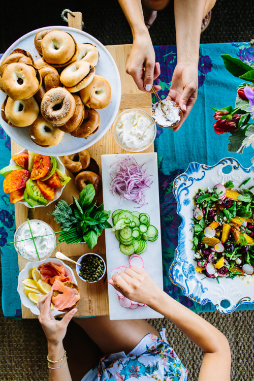 Lox, stock, and a bowl full of smokin&rsquo; bagels. Happy #BagelDay!