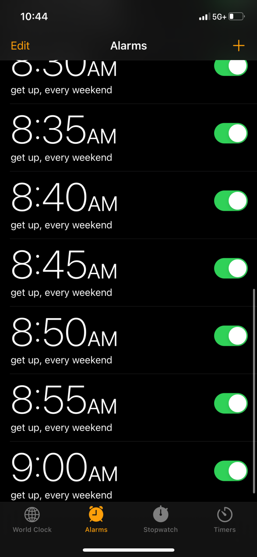 Can You Tell Im Amazing At Waking Up To My Alarms