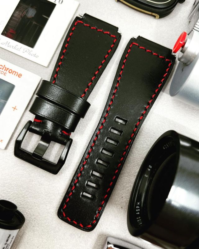 Having this Bell and Ross Watch straps in black genuine leather with red stitching on. It look great too on a SevenFriday watch.  . . . #leatherwatchstrap #leatherwatchband #watchstrap #watchband #handmade #black #red #gift #giftsforhim #giftsforfriends #anniversarygift #handmadegifts #leathergifts #birthdaygift #leather #handcrafted #leathercraft #bellandross #sevenfriday #etsy #etsyshop #etsyseller #etsysellersofinstagram #etsyfinds #etsystore #etsyhandmade #watch #watchcollector #watchoftheday #watchaddict  (at Hong Kong) https://www.instagram.com/p/Cd7HMPsp1Gc/?igshid=NGJjMDIxMWI= #leatherwatchstrap#leatherwatchband#watchstrap#watchband#handmade#black#red#gift#giftsforhim#giftsforfriends#anniversarygift#handmadegifts#leathergifts#birthdaygift#leather#handcrafted#leathercraft#bellandross#sevenfriday#etsy#etsyshop#etsyseller#etsysellersofinstagram#etsyfinds#etsystore#etsyhandmade#watch#watchcollector#watchoftheday#watchaddict