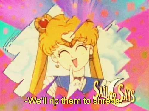 steveholtvstheuniverse:  astringofmadhousefloozies:  Let’s just all agree that when the new Sailor Moon anime comes out, if there is even so much as a hint of the same shit that happened with MLP, we’ll crush it before it blows up. I will not have