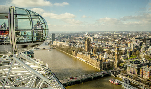 Vistas desde la noria London Eye