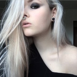 xbejonson:  Other one. #septum #allblackeverything