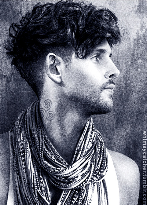 whimsycatcher: Drawing Merlin with an undercut wasn’t enough - I ended up doing a manip as wel