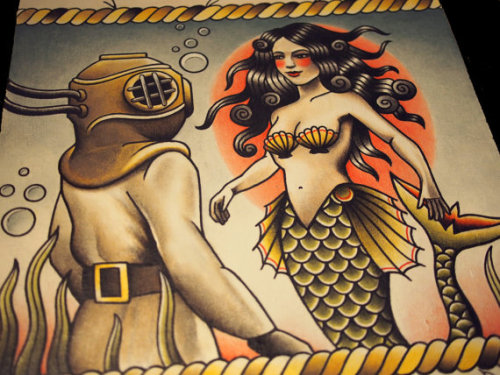 chivesmckay:  Traditional Style Nautical themed tattoo designs 