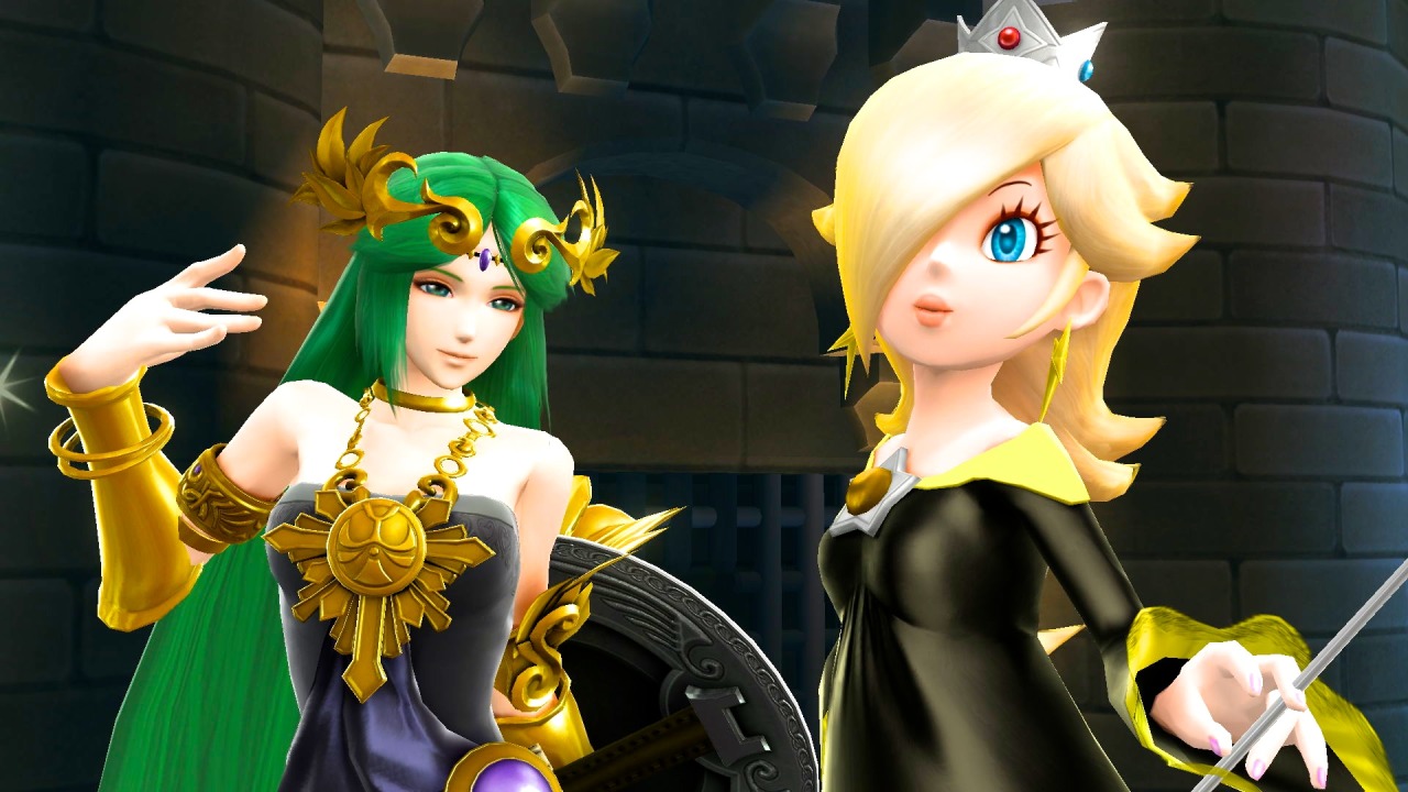 harmonie-and-peaches:  Palutena and Rosalina are best friends who talk over tea about