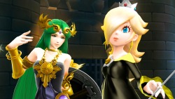 Harmonie-And-Peaches:  Palutena And Rosalina Are Best Friends Who Talk Over Tea About