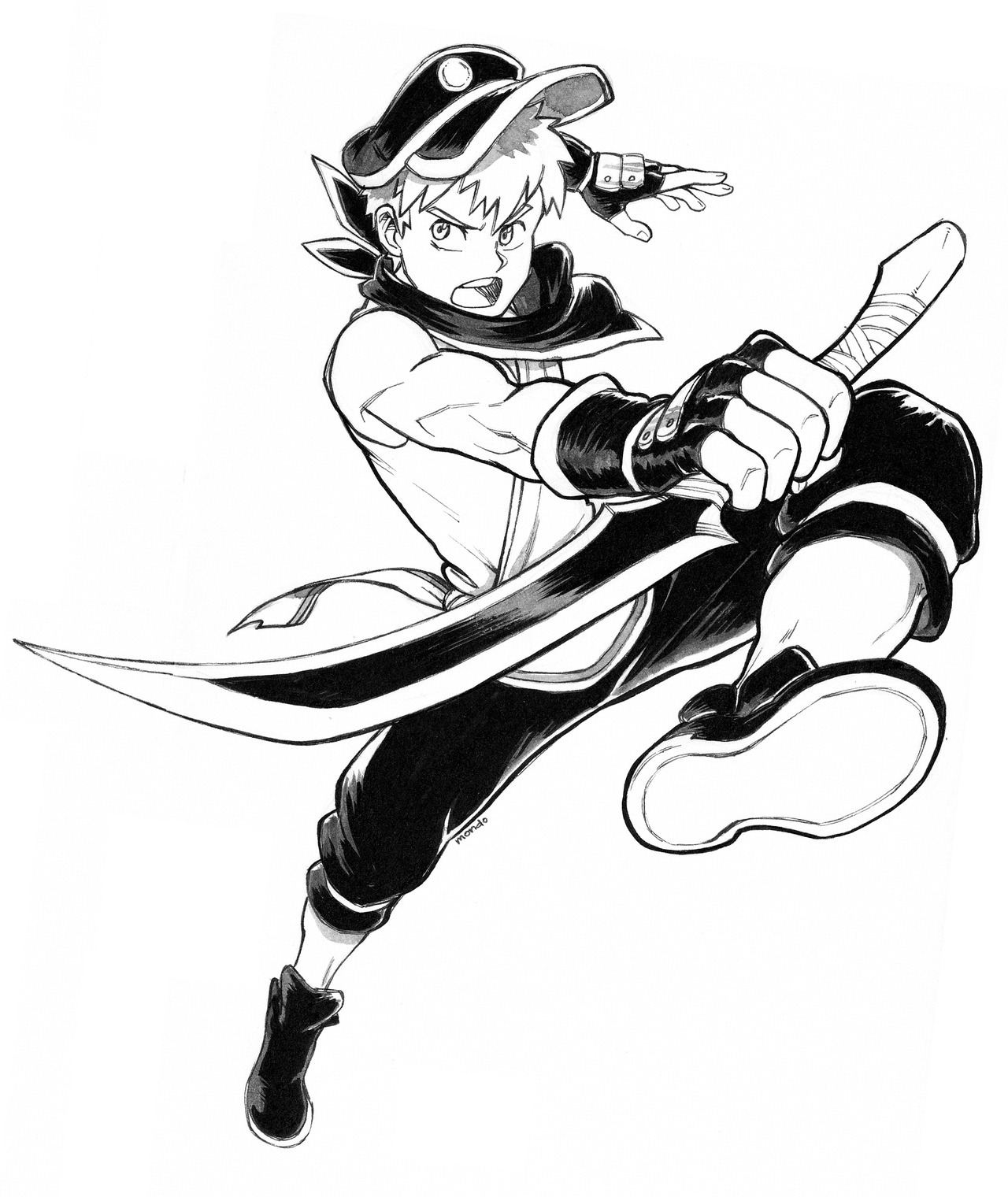 raymondoart:       The first 7 inktober of mine this year!! I’m tackling dynamic