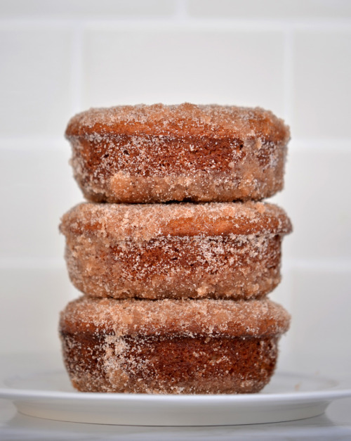 We welcomed in the New Year yesterday with homemade baked apple cider donuts. While they were still 