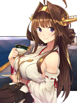 xyzismywaifu:    金剛さんとティータイム [Tea Time with Kongou] 