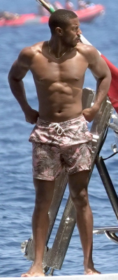 mynewplaidpants2: Michael B. Jordan swim