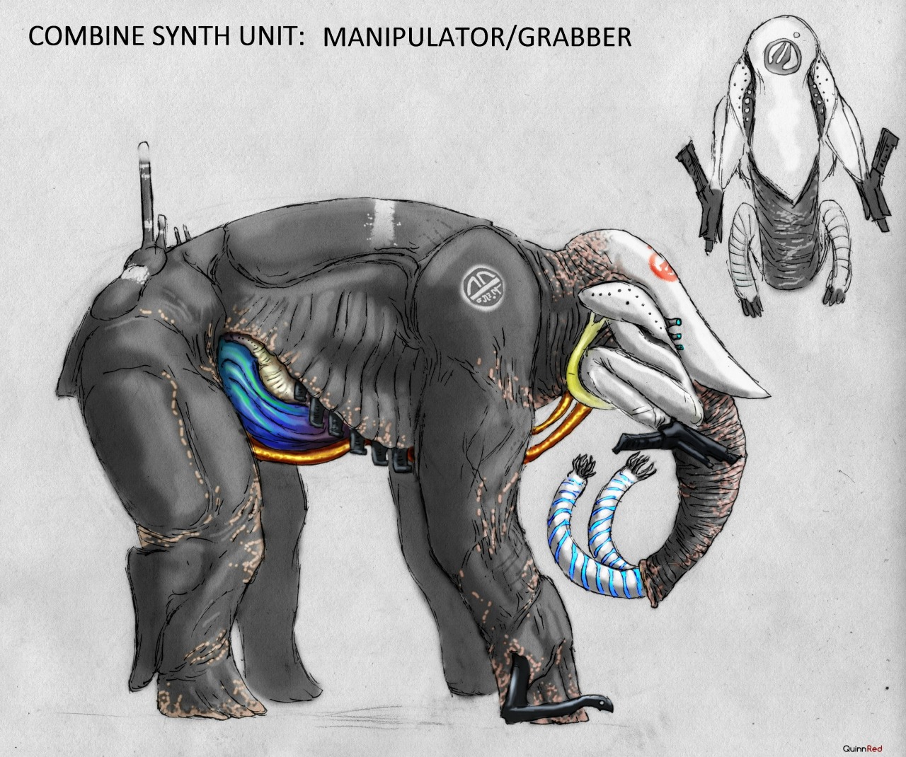 A quick concept I wanted to visualize of a Earth animal converted into a synth warmachine by the Combine of Half Life. The
...