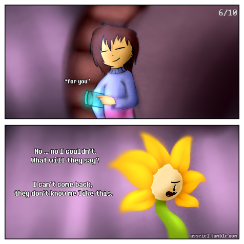 sleufoot:assriel:Frisk: “I can’t talk” Asriel: “STOP LOOKING AT ME” (My first official post for Ask Assriel)Here it is, Ask Assriel! In this blog Asriel is restored but is a bit grouchy. He acts tough and pretends to be a badass. He also loves