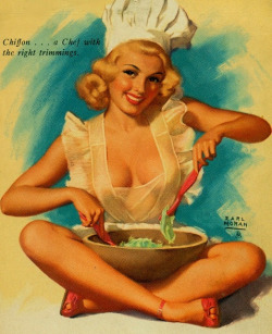 vintage-pinup-girls:  Vintage pinup girl by Earl Moran. 