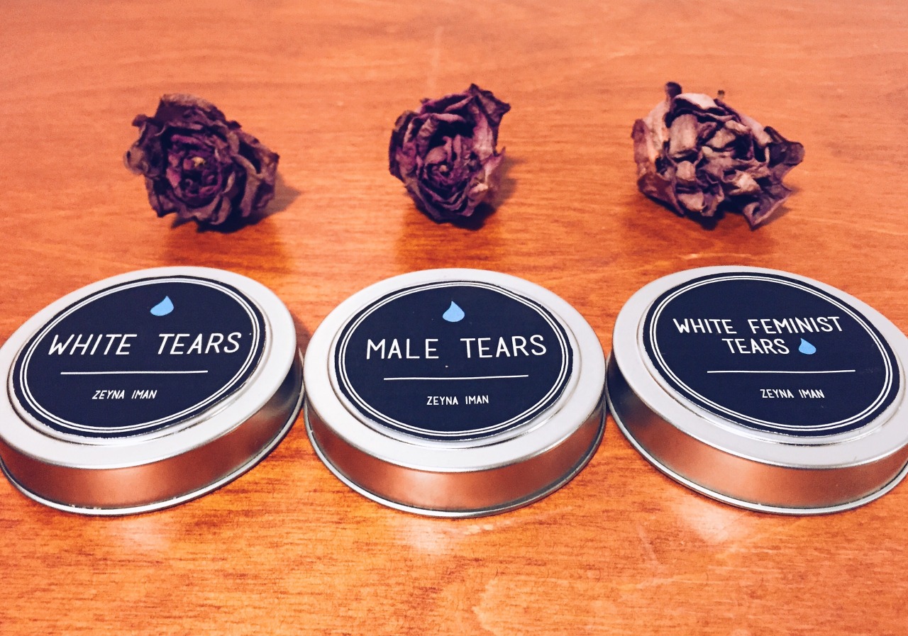 zeynaiman:  zeynaiman:  White Tears, White Feminist Tears, and Male Tears Candles are