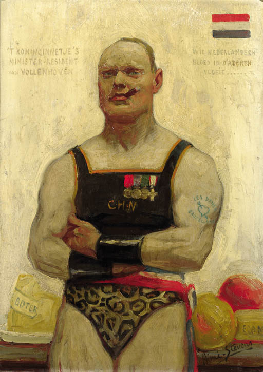 Aimé Stevens (Belgian, 1869-1951), Portait of Maurice van Vollenhoven, Dutch ambassador