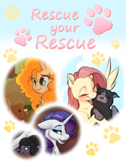 thebatfang:  supasqueegeearts: It’s finally coming!  The Rescue your Rescue art pack!  This charity pack is nonprofit, and all proceeds will go towards helping the dog rescue ARRF, which can be found here!  Many great artists helped with this, and