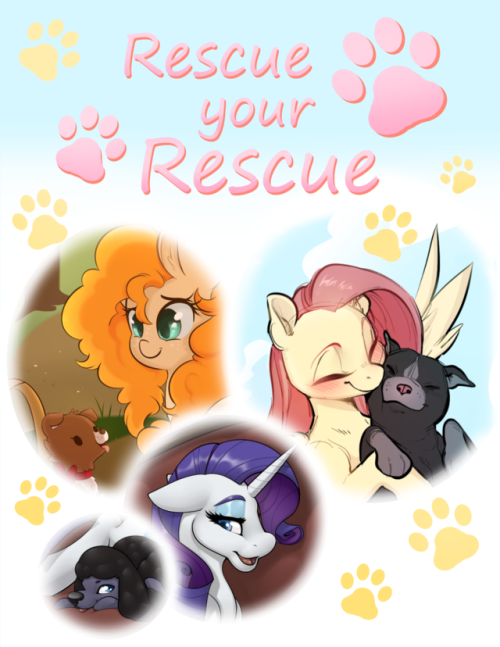 supasqueegeearts:It’s finally coming!  The Rescue your Rescue art pack!  This charity pack is nonpro
