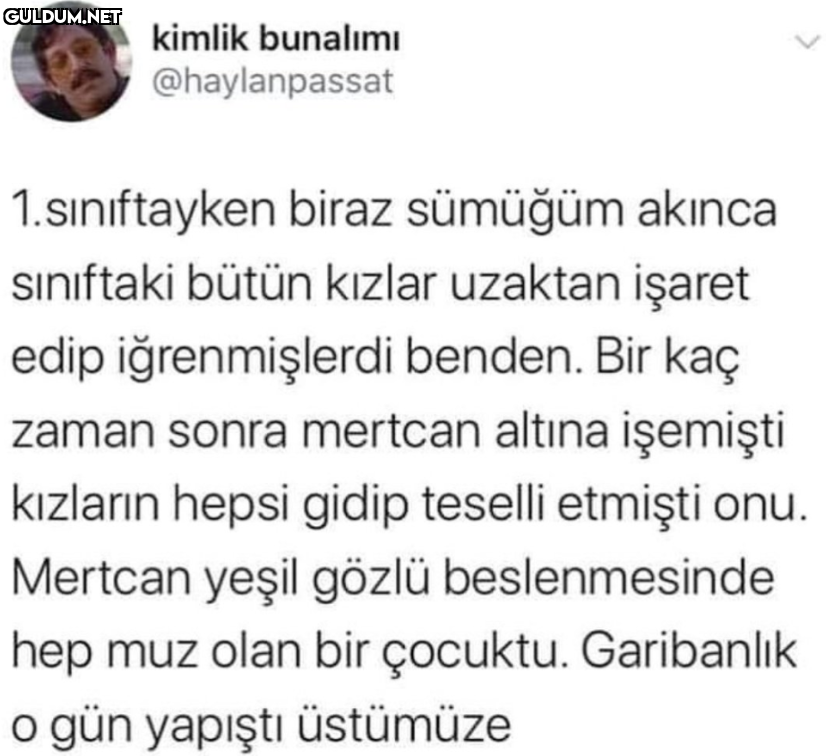 kimlik bunalımı...