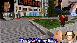 cyborgpotatogifs:  Drunk Minecraft | MARKIPLIER LAND