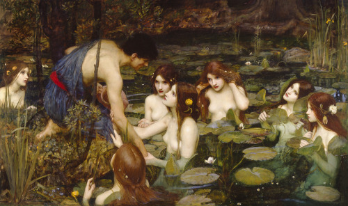 mysteriousartcentury:  John William Waterhouse (1849-1917) was an English painter of the Victorian era known for his Pre-Raphaelites and mythological subjects.-John William WaterhouseInstagram - Facebook - Website