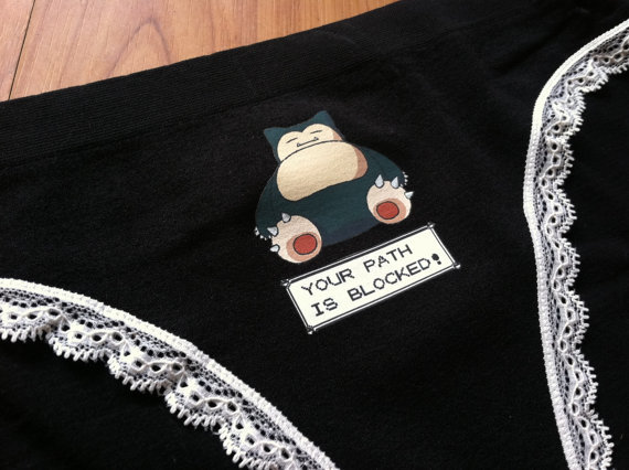 shop-cute:  Snorlax Panties $14.50 