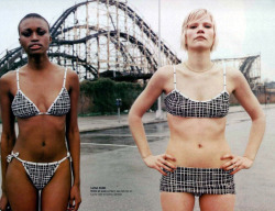 Bleedgold:   Jalouse, February 1997, ‘Lois &Amp;Amp; Nikki’ By Anette Aurell