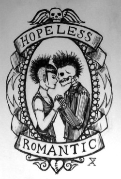 gothsandpunks:  Just one example of my art. 