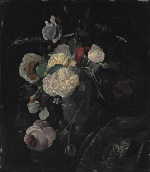 monsieurleprince: Arthur Chaplin (1869 - 1935) - Roses in a vase