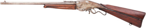Rare Evans lever action rifle, formerly owned by Confederate Brigadier General and Texas Railroad In