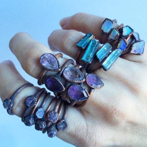 aachcrivens:sosuperawesome:Rings from the HAWKHOUSE Etsy shopBrowse more curated jewelrySo Super Awe